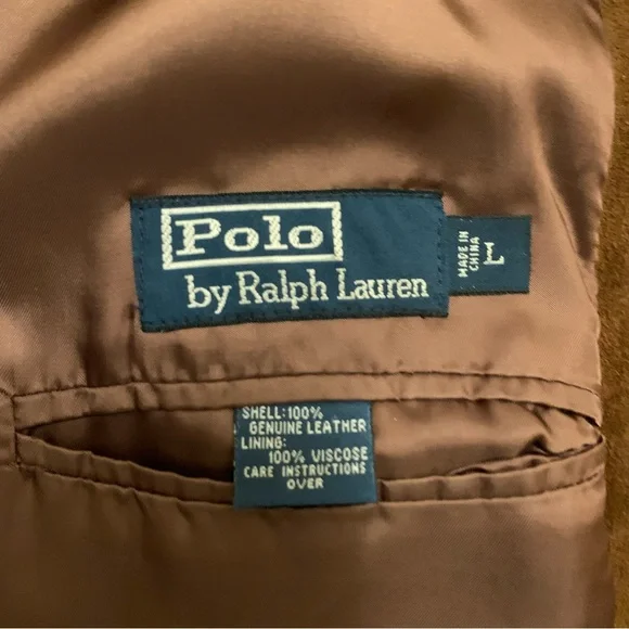 RALPH LAUREN POLO Suede Sport Coat Blazer Jacket - Picture 7 of 10